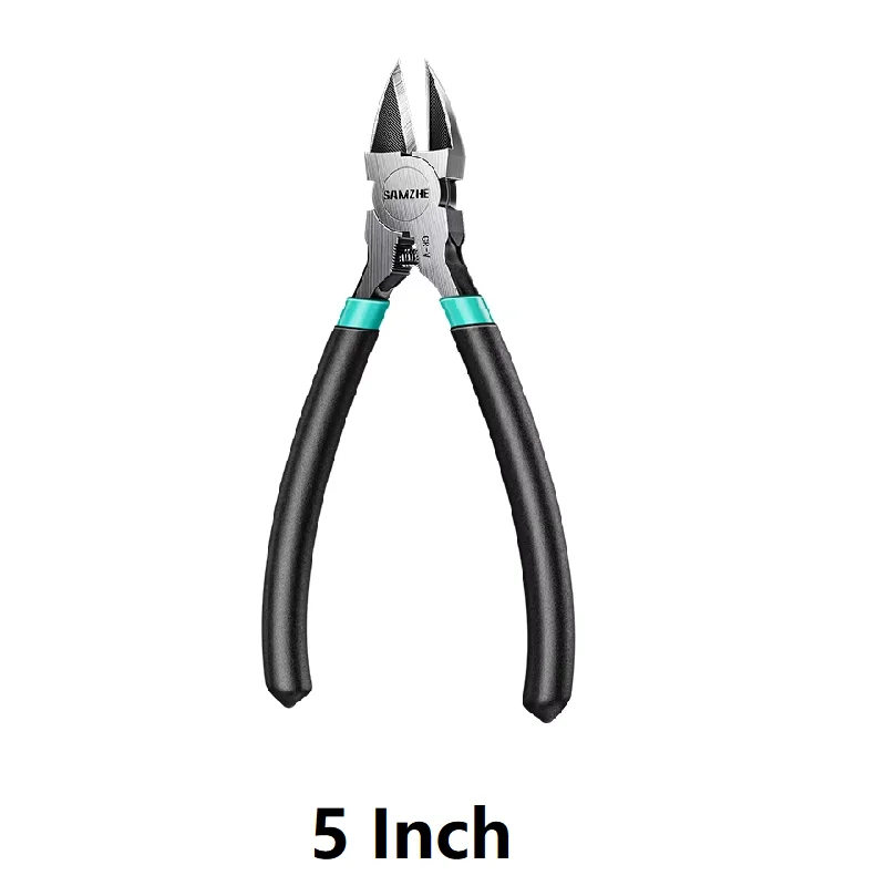 SAMZHE Tang Multifunctioneel gereedschap Elektrische draad Kabelscharen Snijden Zijkniptang Flush RVS Nipper Handgereedschap