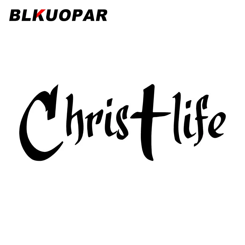 

BLKUOPAR Christ Life Car Sticker Scratch-Proof Waterproof Decals Fashionable Personality Creative Original Car Accessories