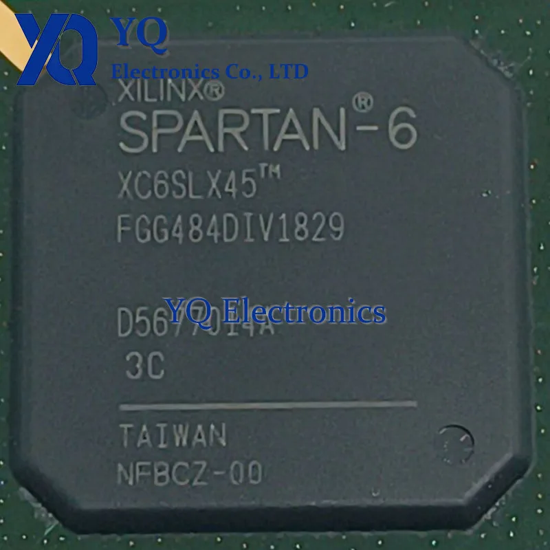 1PCS/lot New OriginaI XC6SLX45T-3FGG484C/3FGG484I Embedded Field Programmable Chip SPARTAN-6