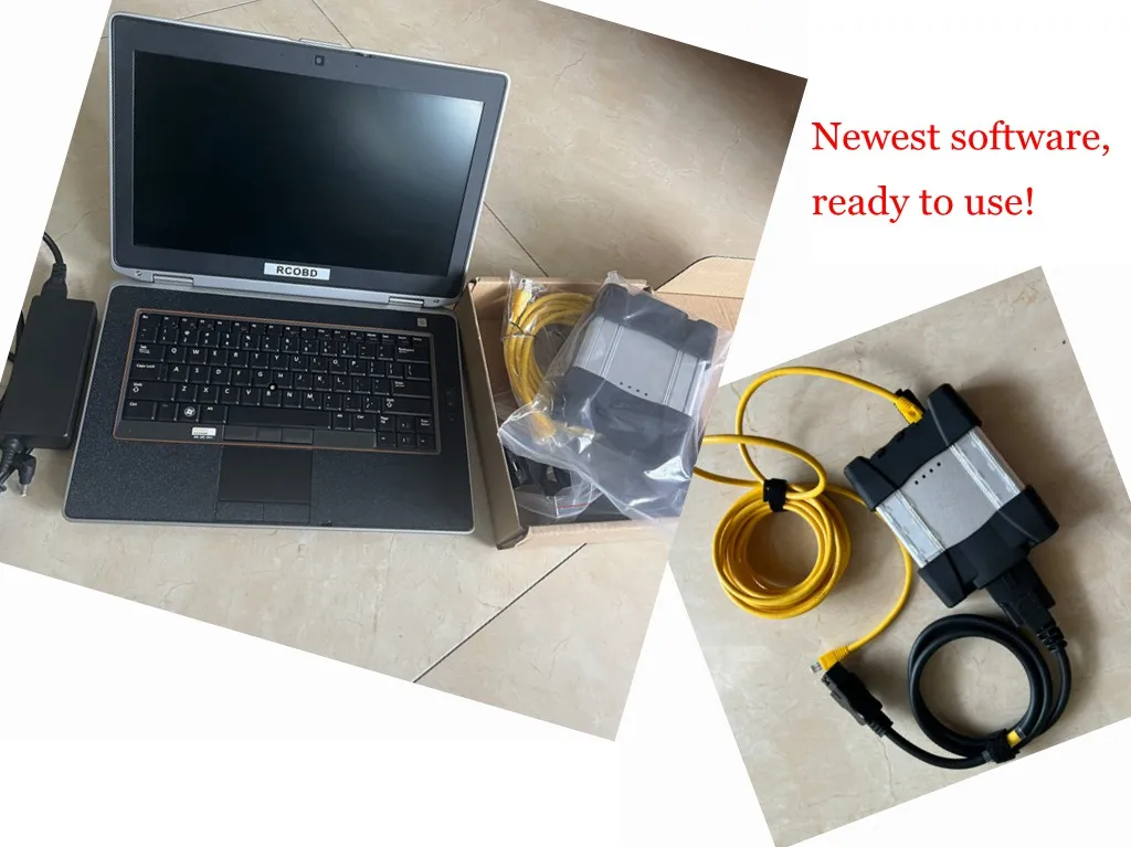 Auto Diagnostic Tool Icom Next Code Reader Multiplexer for BMW V09.2026 D4.61 Software in Laptop i5 CPU 8gb RAM E6420 All Ready