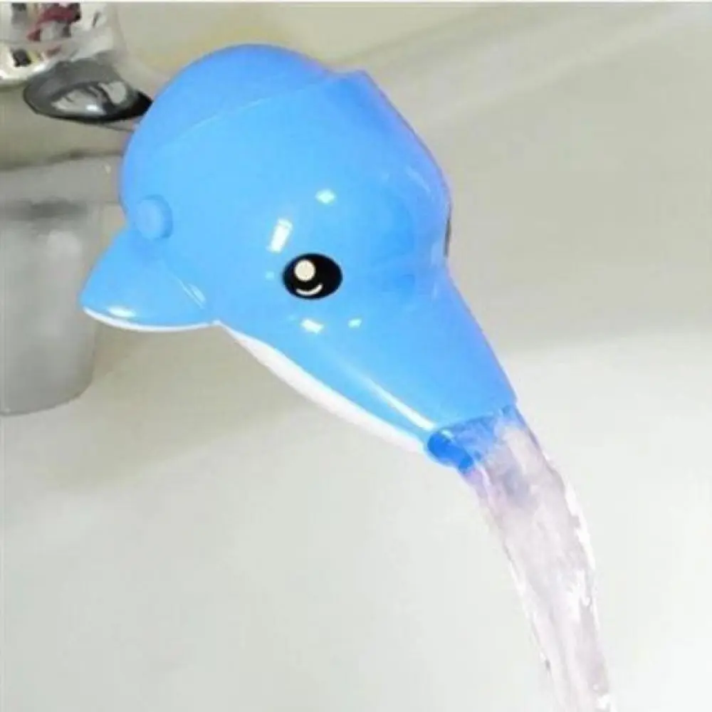 Anti-splash Trough Cartoon Faucet Extender Soft Removable Children's Hand Washing Extende Faucet Extender Elephant