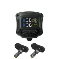 M3-B Wireless Motorcycle TPMS Real Time Tire Pressure Monitoring System Universal 2 External Internal Sensors LCD Display