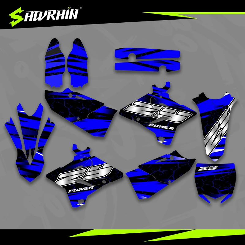 

Sawrain for YAMAHA 15-21 YZ125-250 16-21YZ250X Motorcycle Graphics Backgrounds Decal Stickers Kits