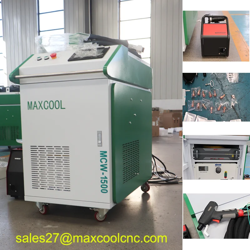 3 IN 1 Multifunction Fiber Laser Cleaning Welding Cutting Machine Au3tech Controller for Metal Aluminium Steel Sale Maxcool