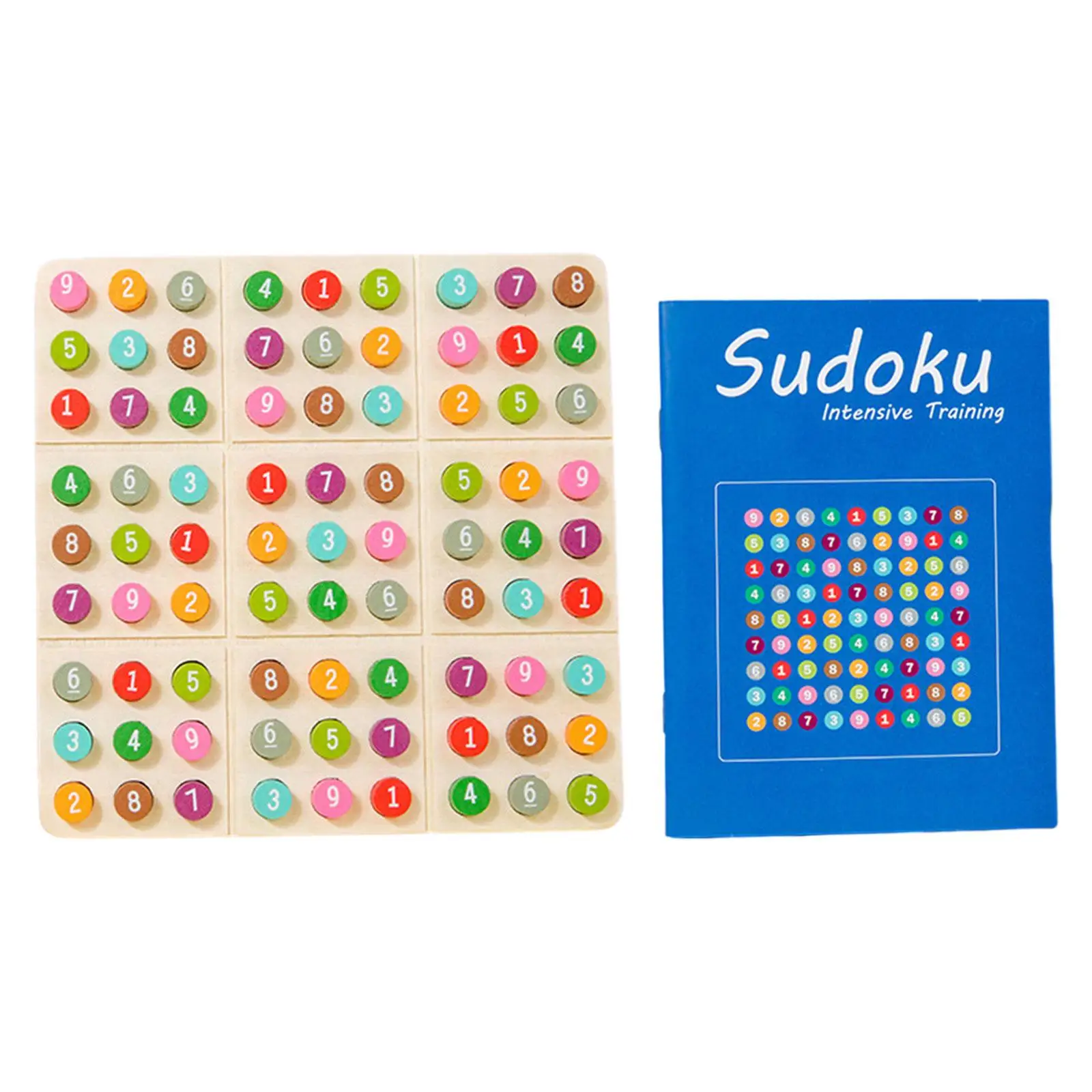 Holz Sudoku Puzzle Zahlen Denkspiel Sudoku Spielbrett Mathe Sudoku Spielzeug für