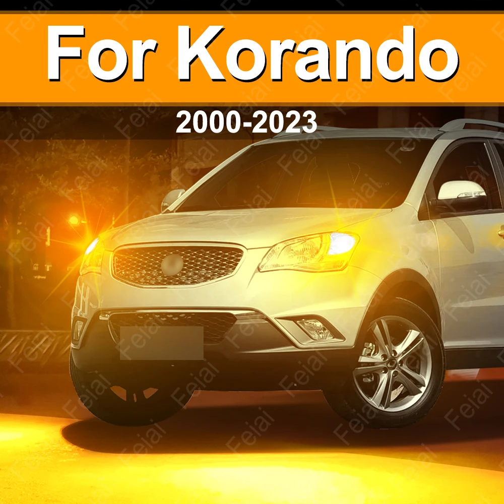 

Turn Signal LED Lights For SsangYong Korando KJ CK C300 Accessories Indicator Light Bulb 2000-2006 2007 2008 2009 2010 2011-2023