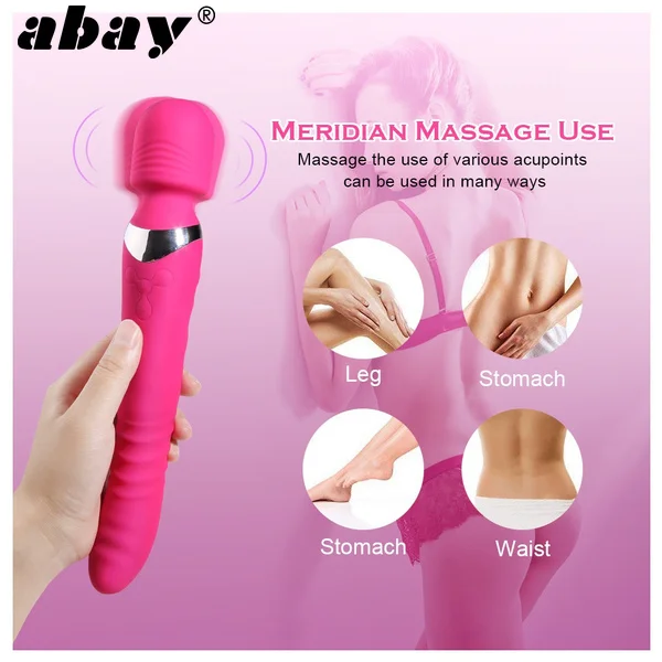 A-V Vibrator Sex Toys for Woman G S-pot Massager Powerful Magic Wand C-litoris Stimulator vibrating D-ildo Female Sex Products