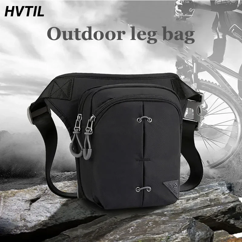 

HVTIL Luxury High Quality Men Women Waist Bag Outdoor Fanny Pack Fashion Chest Pack Outdoor Cycling Tactics Waterproof Leg Bag