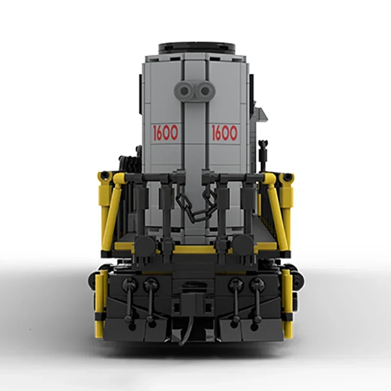لعبة وحدات بناء قاطرة Moc ، طوب تكنولوجي ، تجميع ذاتي الصنع ، أدوات ميكانيكية ، قطار ، هدية ، TFM ، نموذج SD70MAC