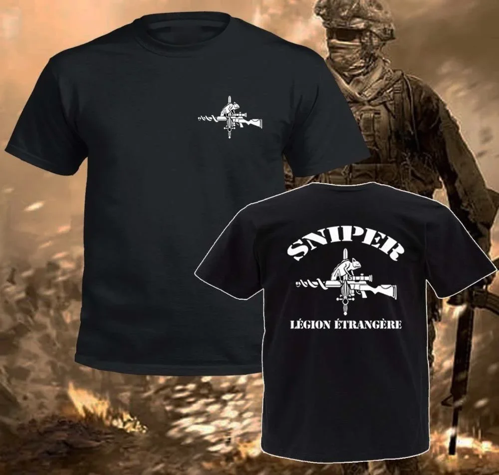 

French Foreign Legion Special Forces Sniper T-Shirt 100% Cotton O-Neck Summer Short Sleeve Casual Mens T-shirt Size S-3XL