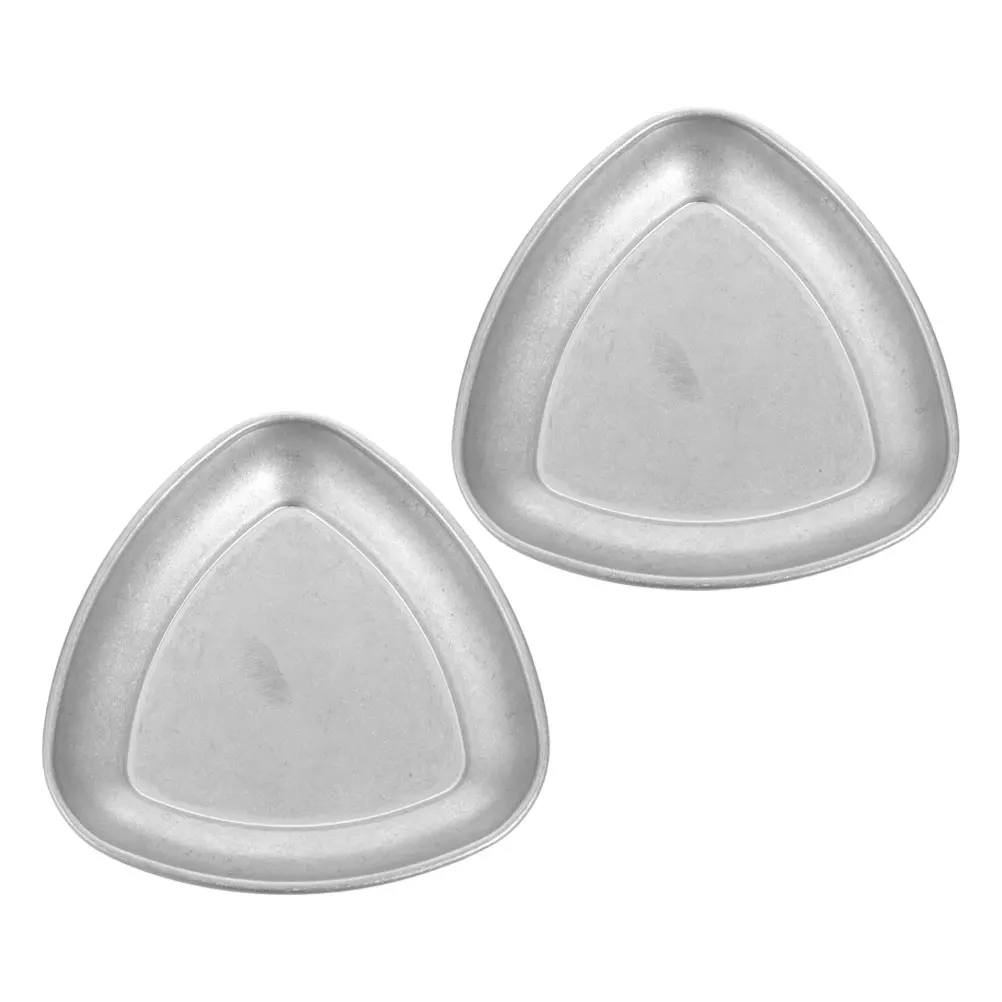 

2pcs Coffee Bean Dosing Tray Stainless Steel Single Espresso Machine Coffee Bar Accessory Weighing Dish Brewing Tool