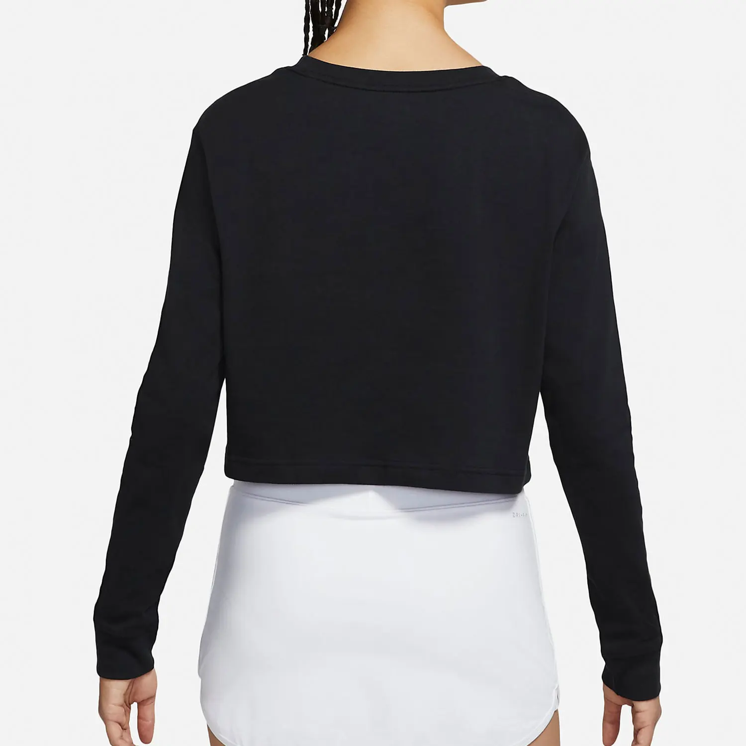 Nike genuine Women's Regular Cat Pattern Printed Round Neck Long Sleeve T-Shirt DJ7942-010