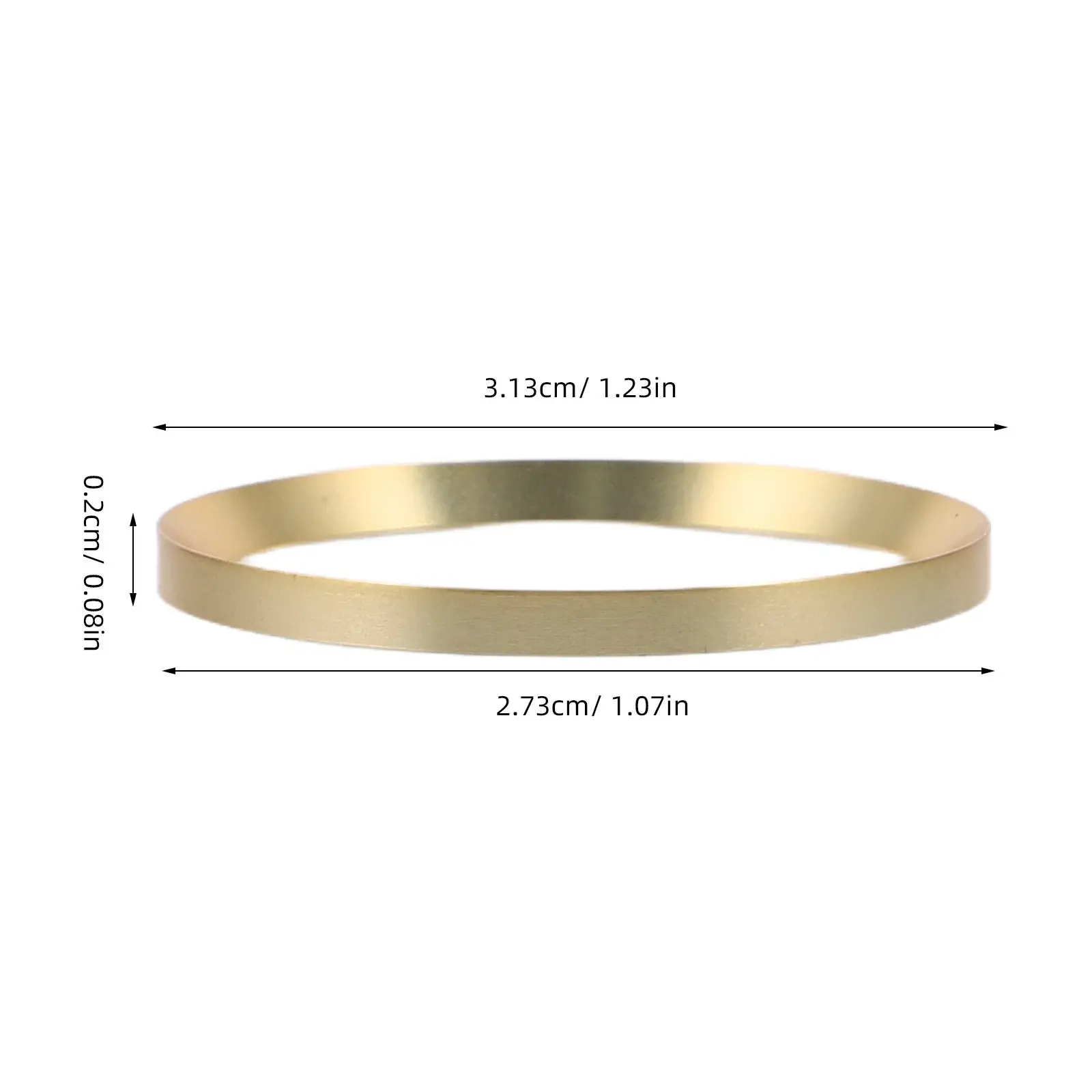 Copper Dial Spacer Ring Inner Trim Replacement Ring for Watch Case Modification Watchmaker Repair Parts and Mechanical Watch