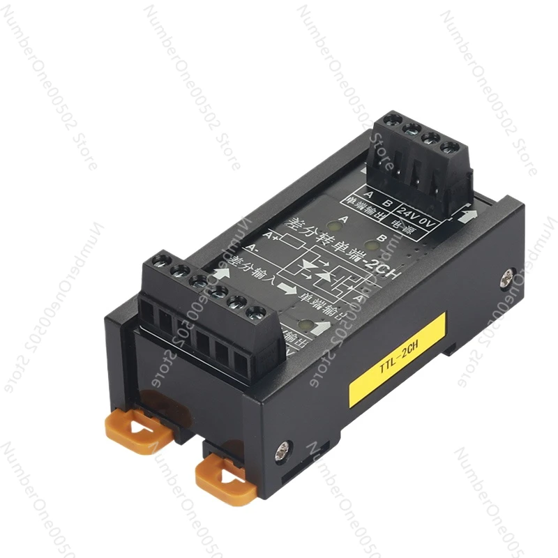 Differential Transfer Collector 5V to 24V Signal Converter Differential Transfer Single-ended Pulse Encoder NPN PNP Module