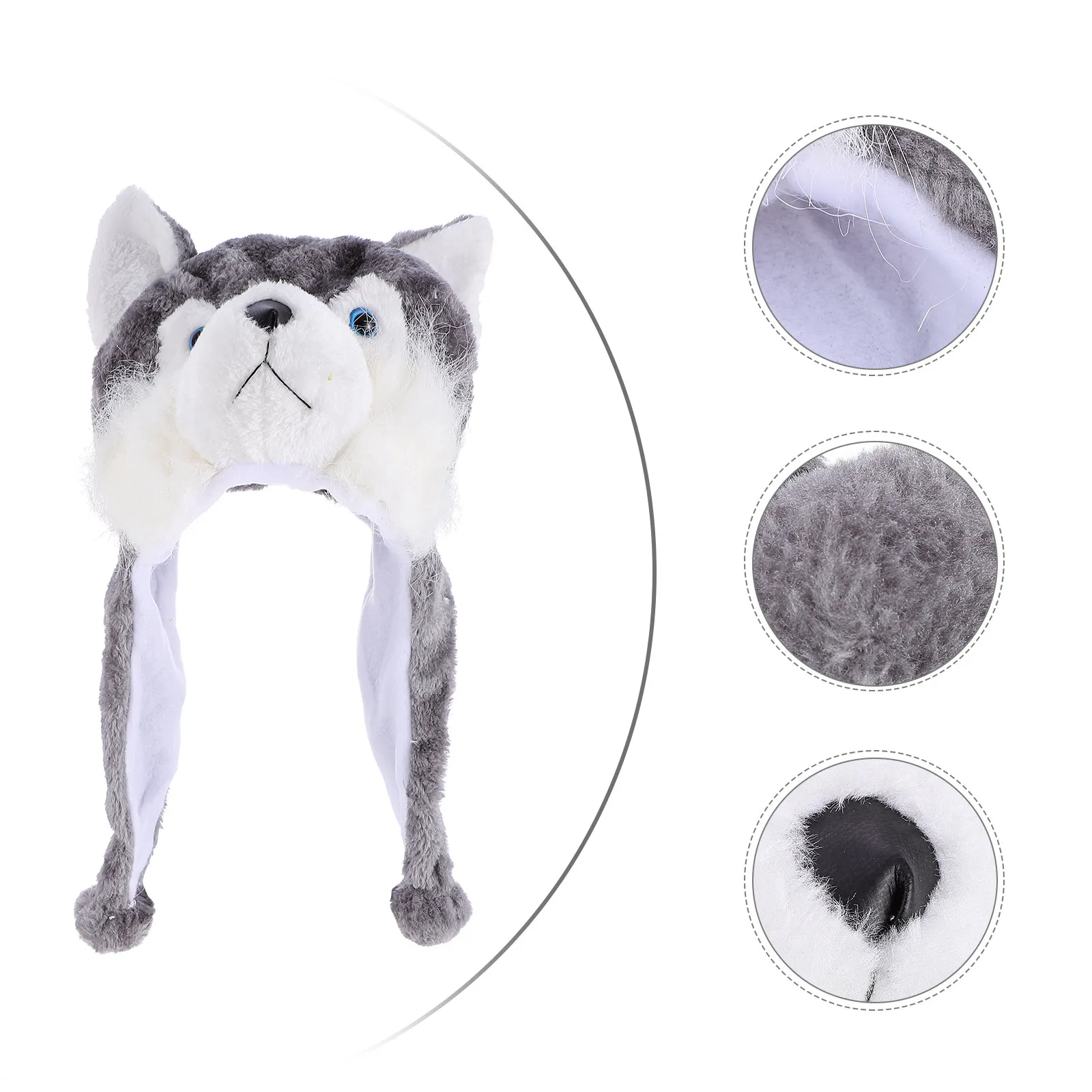 

1Pcs Adorable Animal Shaped Soft Comfortable Party Hat for Masquerade Music Festival Role Play Dance Carnival Photo Prop Novelty