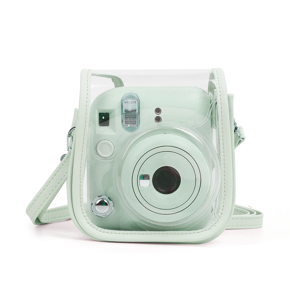 Fujifilm Instax Mini 12 حقيبة كاميرا شفافة ، تناسب الكاميرا الرقمية الطازجة والحلوة ، حقيبة حماية التخزين