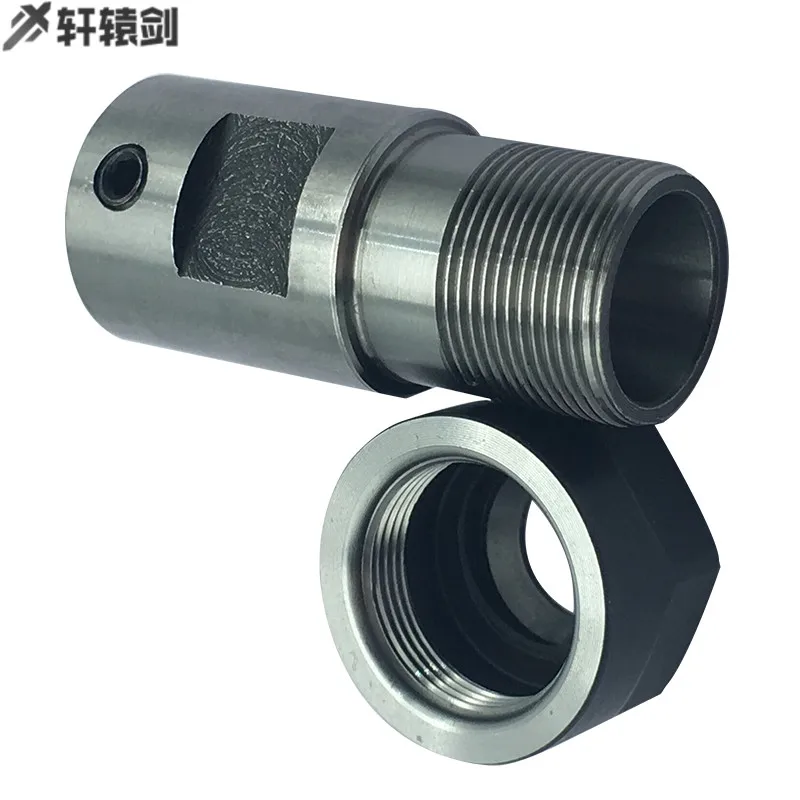 2PCS ER20 8MM 10MM 12MM 14MM 16MM Collet Chuck Motor Shaft Extension Rod Spindle Collet Lathe Tools Holder Milling Boring
