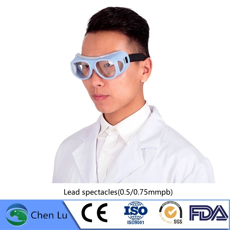 Genuine radiological protection lead spectacles Can be used with myopia glasses x-ray protective 0.5/0.75mmpb lead glasses