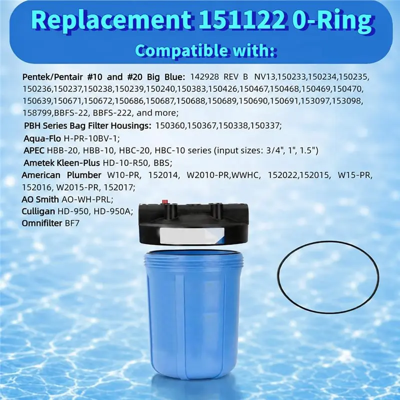 YANA35R Уплотнительное кольцо для корпуса фильтра Pentair Pentek Big Blue 10 и 20 дюймов - O-Ring (151122)