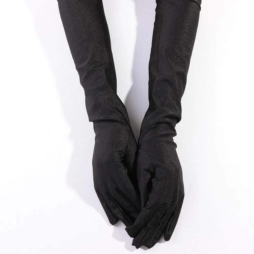 Bride Women Opera Parties Performance Sunscreen Finger glove Long Gloves Driving Gloves Prom Gloves