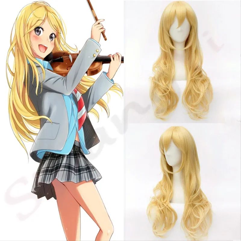 كذبتك في أبريل ميازونو كاوري أريما كوسي الاصطناعية أنيمي تأثيري ازياء الباروكات زي مدرسي الرجال والفتيات حفلة الهالوين #4