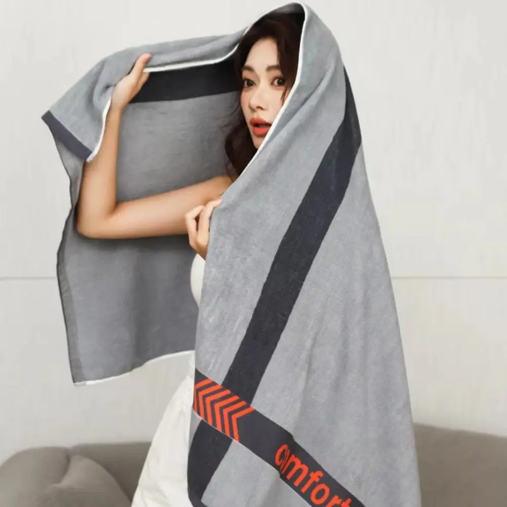 New 70x140cm Bath Towel Soft Jacquard Cotton Towel Absorbent Oversized Towel Men Women