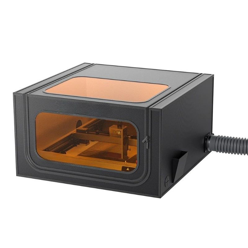 

Compatible with powerful smoke exhaust folding closed