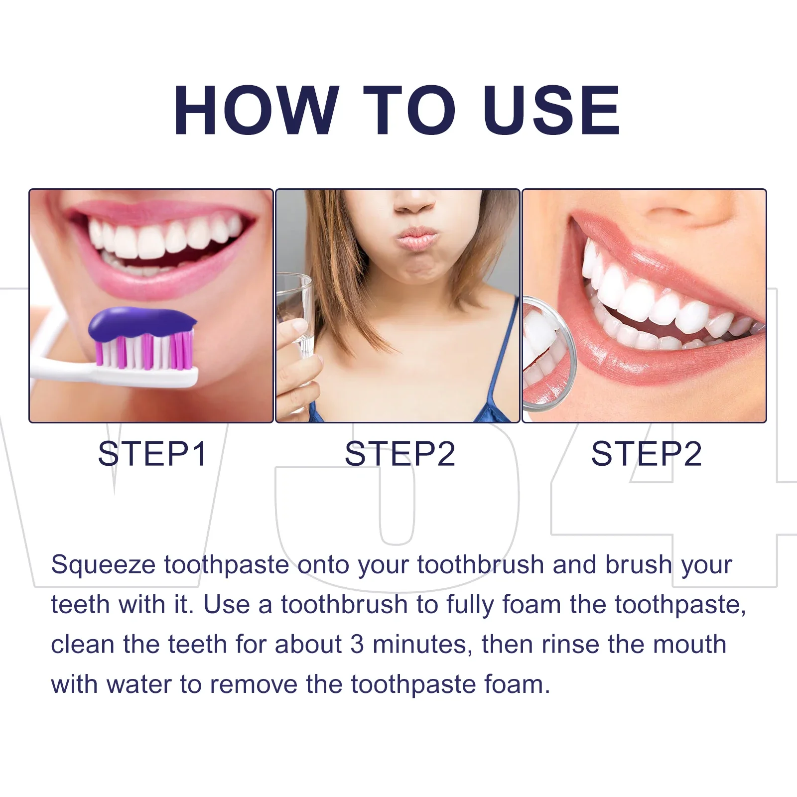 50 مللي معجون أسنان موس تنظيف الأسنان وصمة عار الفم الطازجة منتج العناية بالأسنان تبييض إزالة الأسنان الصفراء #4