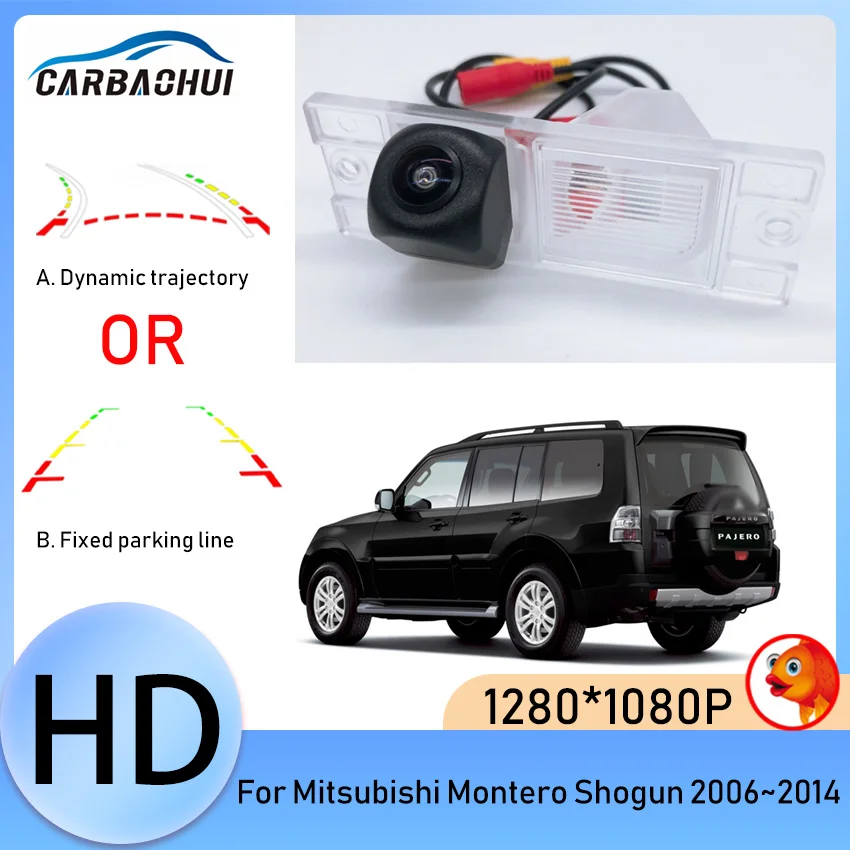 

Car Rear View Reverse Backup Camera For Parking HD Night Vision For Mitsubishi Montero Shogun 2006~2010 2011 2012 2013 2014