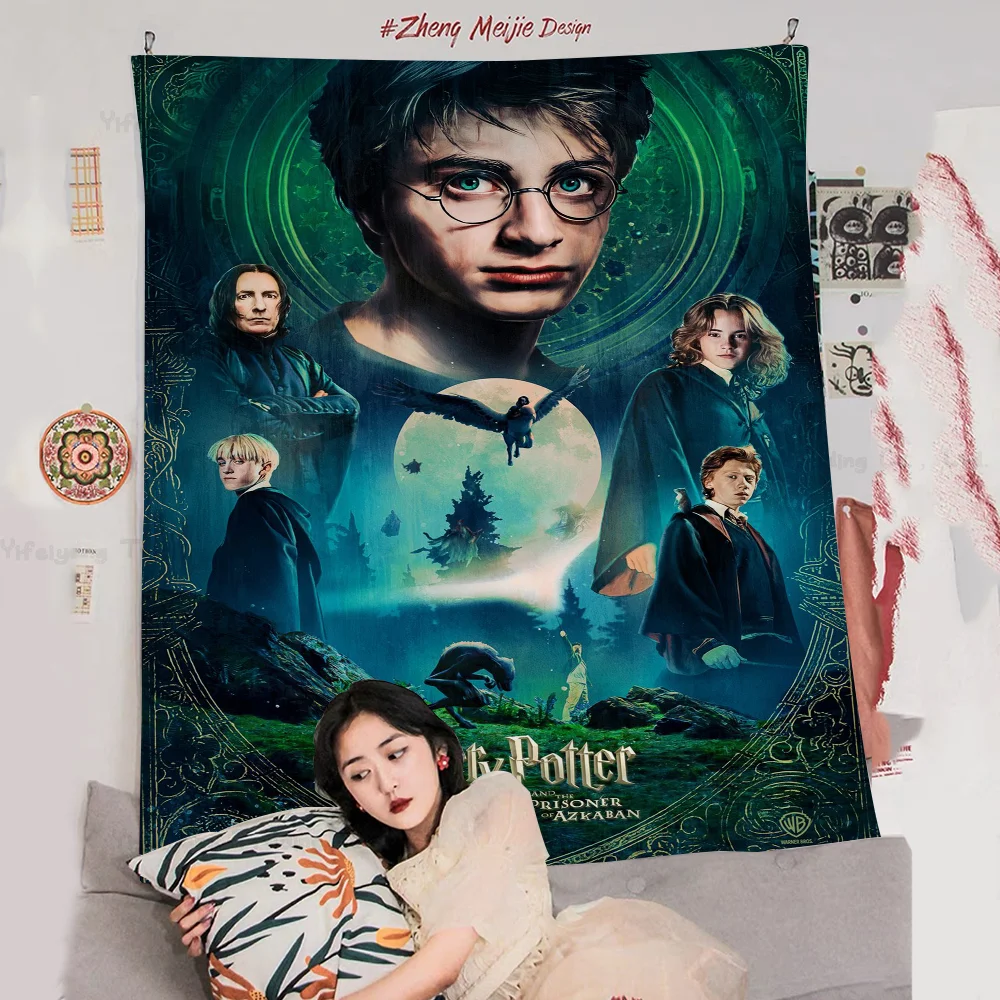 Harry Potters Film Anime Tapestry Hanging Tarot Hippie Wall Rugs Dorm Home Decor