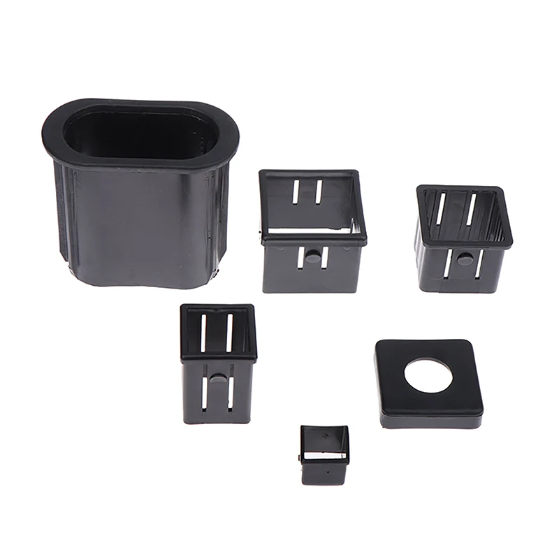 Square Tubing For Cover Tube Durable Chair Glide Insert Finishing Plugs Fitness Equipment Accessories Sliding Sleeve