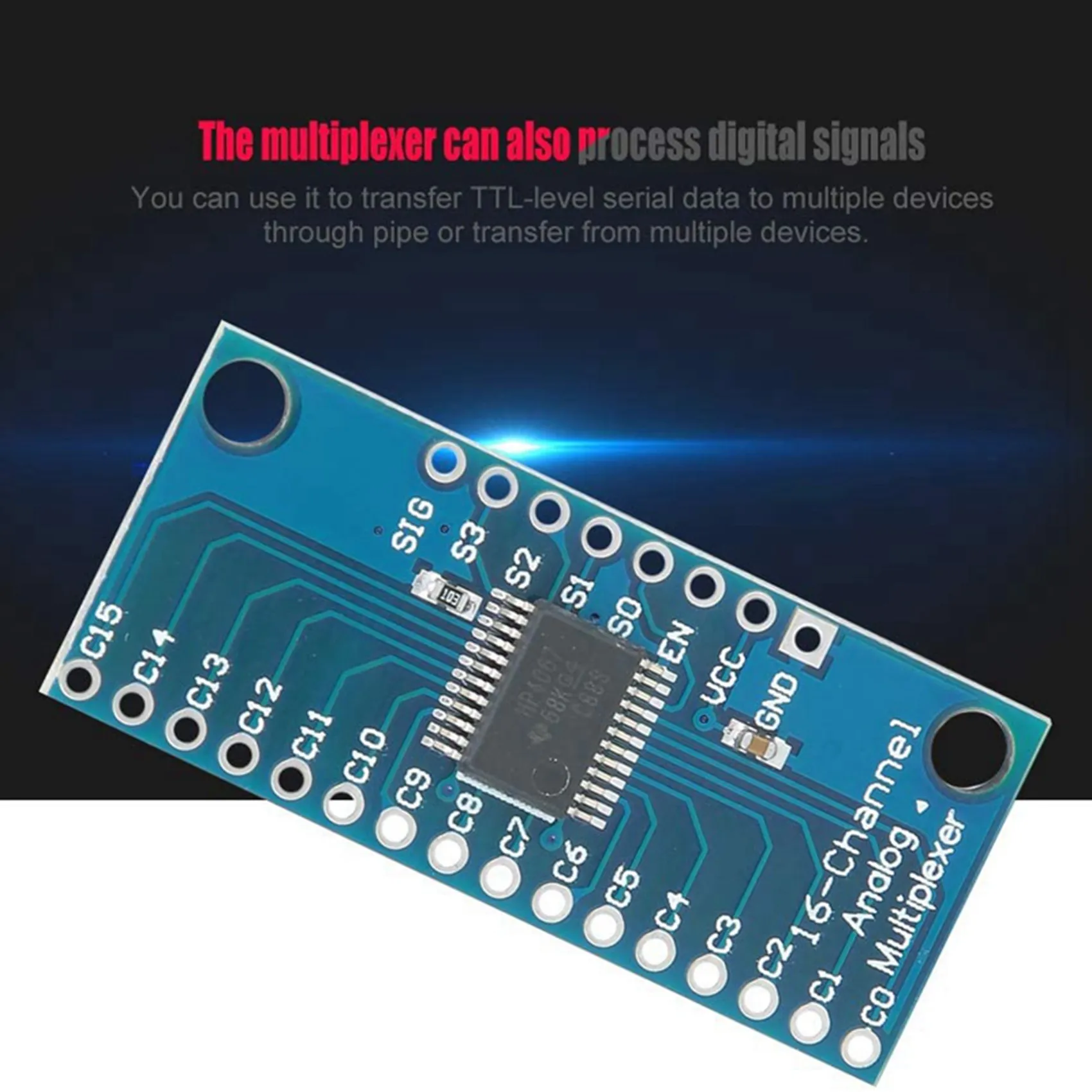 Smart-20 Pz 16CH Modulo Multiplexer Analogico 74HC4067 CD74HC4067 Modulo Preciso Multiplexer Digitale MUX Breakout Board