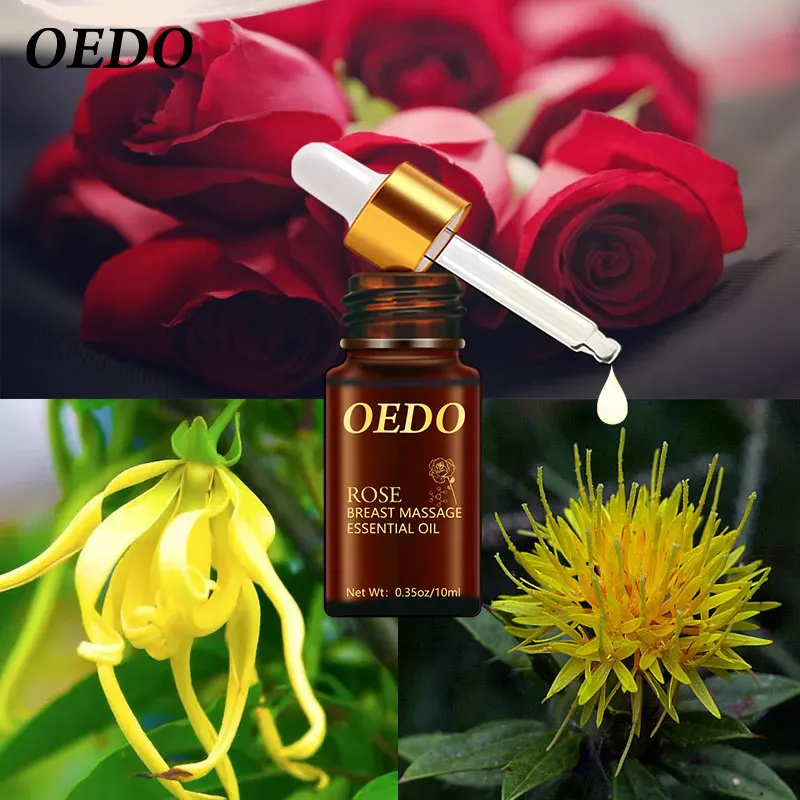 OEDO Rose Plant Breast Enhancer Massage Oil Breast Enlargement Treatment Attractive Breast Lifting Size Up Enlarge Firming Bust