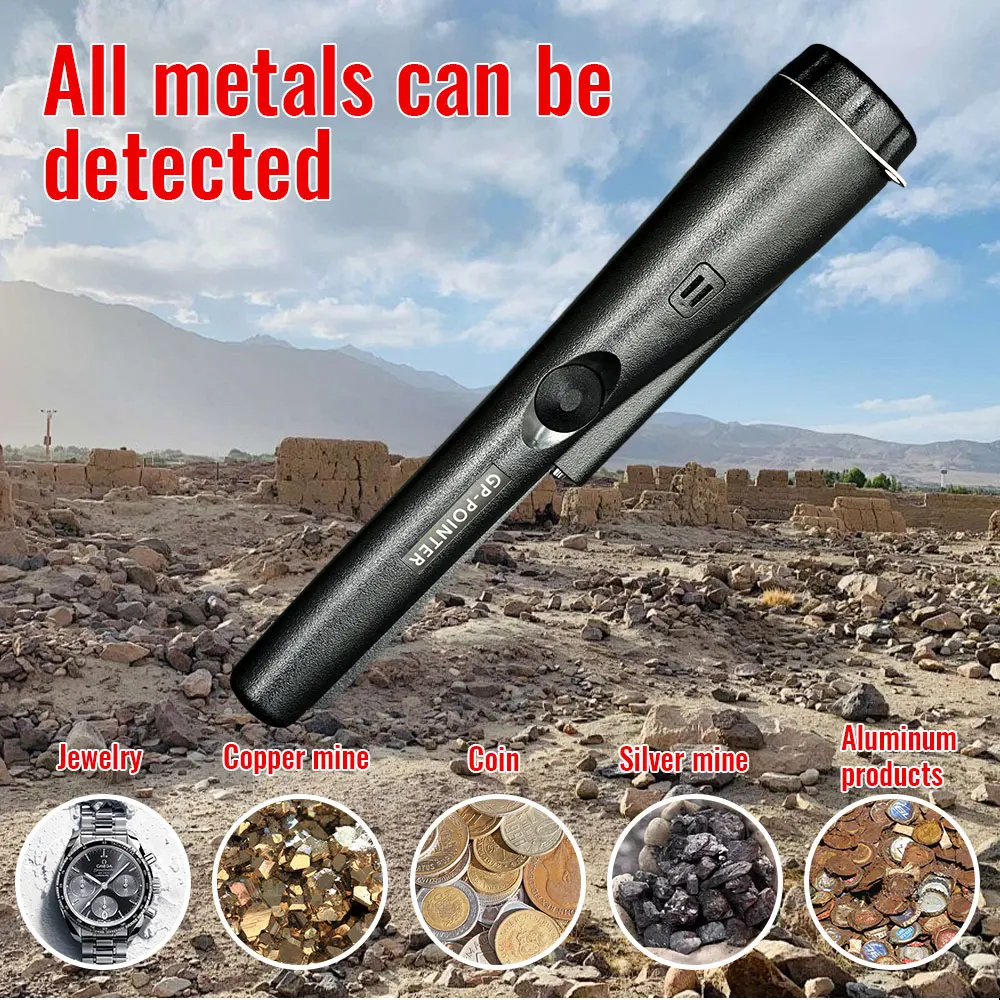 detector-de-metais-portatil-gp-pointer-para-localizacao-de-tesouros-varinha-de-posicionamento-a-prova-d'Agua-com-luzes-led-e-pulseira