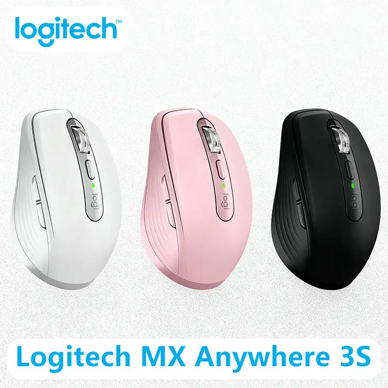 

Logitech Master Series MX Anywhere 3S Bluetooth Беспроводная бесшумная мышь Мягкий звук Офисный женский планшет