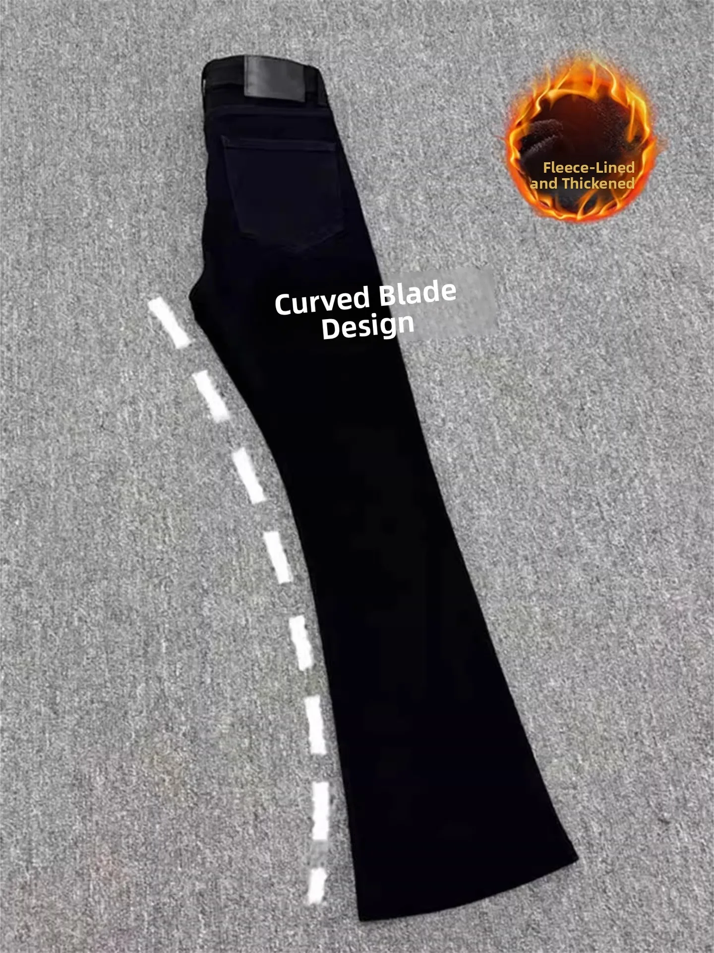 

Мужские джинсы-карго с флисовой подкладкой, прямые, расклешенные, с широкими штанинами, осенне-зимние, американский стиль