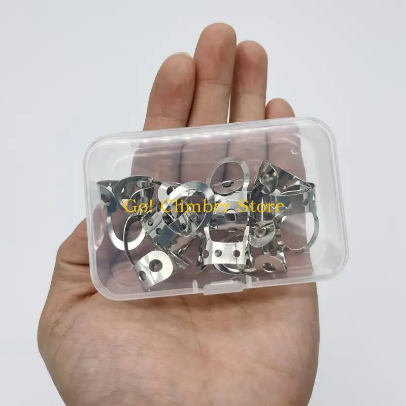 Q84c 12pcs إبهام الغيتار الغيتار يختار اختيارات الغيتار الأصابع غير القابلة للتعديل غير القابل للتعديل