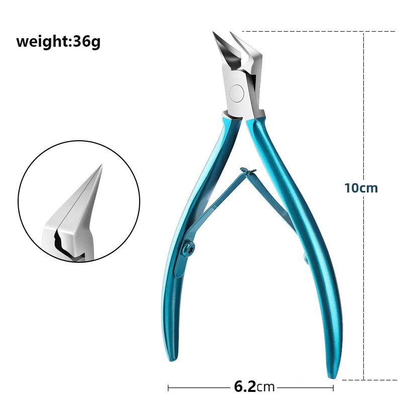 

Профессиональный резак для кутикулы, 1 шт., кусачки для ногтей, ножницы, маникюрный толкатель, щипцы для педикюра, средство для удаления омертвевшей кожи, инструмент для роста кутикулы ногтей