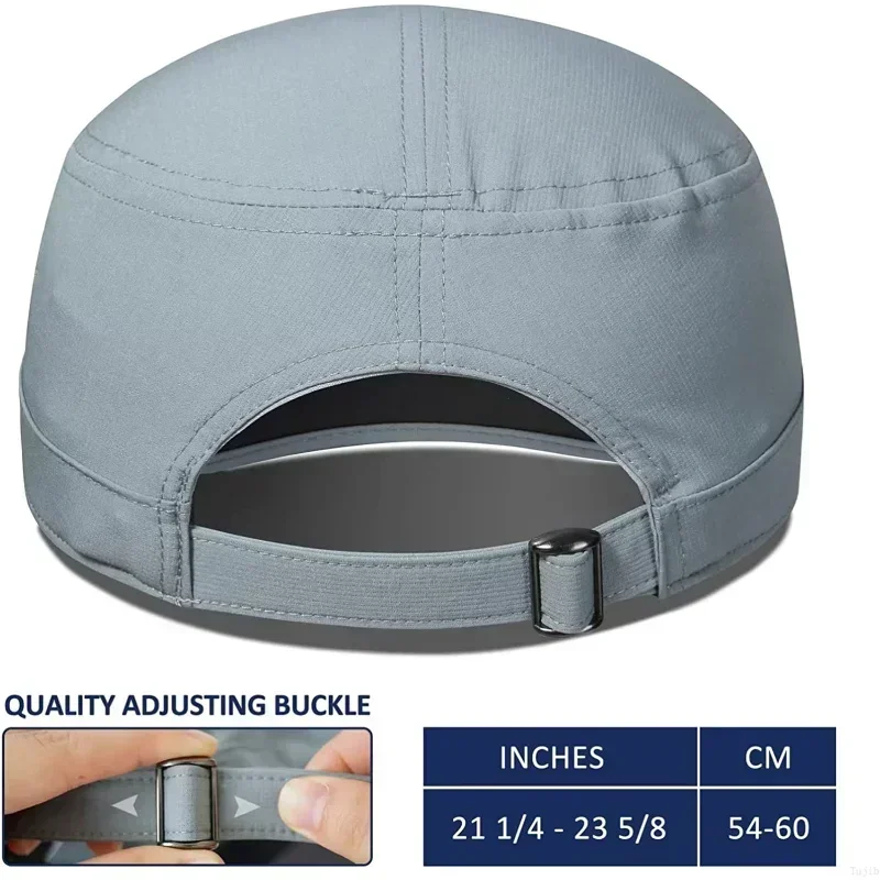 GADIEMKENSD Unstructured Hats UPF 50+ Lightweight Breathable Outdoor Cap for Men and Women Stretch Army Cap Sport Military Hats
