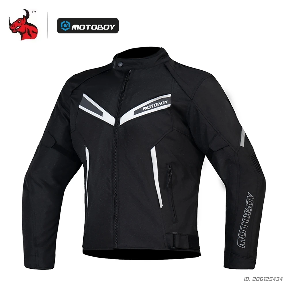 

Motorcycle Jacket Man Lightweight Breathable Motorbike Riding Jacket Wear-resistant Anti-drop Motorcycle Clothing All Season