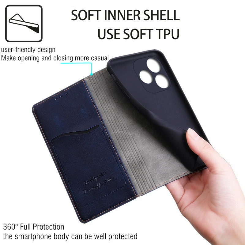 Funda de teléfono para Tecno Spark Go 2024, funda tipo billetera en Etui Tecno Spark Go 2023 2022 2021 2020, Fundas SparkGo