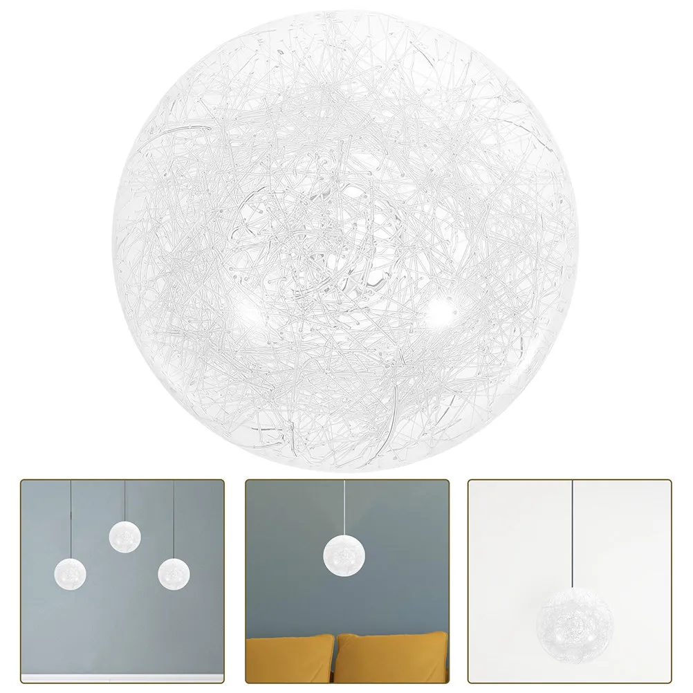 

2Pcs Clear Glass Globe Lampshade Replacement Round Ball Light Cover with Threaded Base for Pendant Ceiling Floor Table Lamps