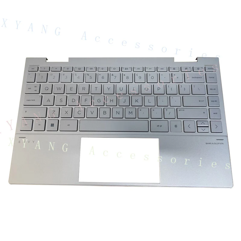 PP+ New For HP Envy X360 13M-BD1033DXUMA 13-AY TPN-C147 C152 Silver Palmrest Backlit Keyboard