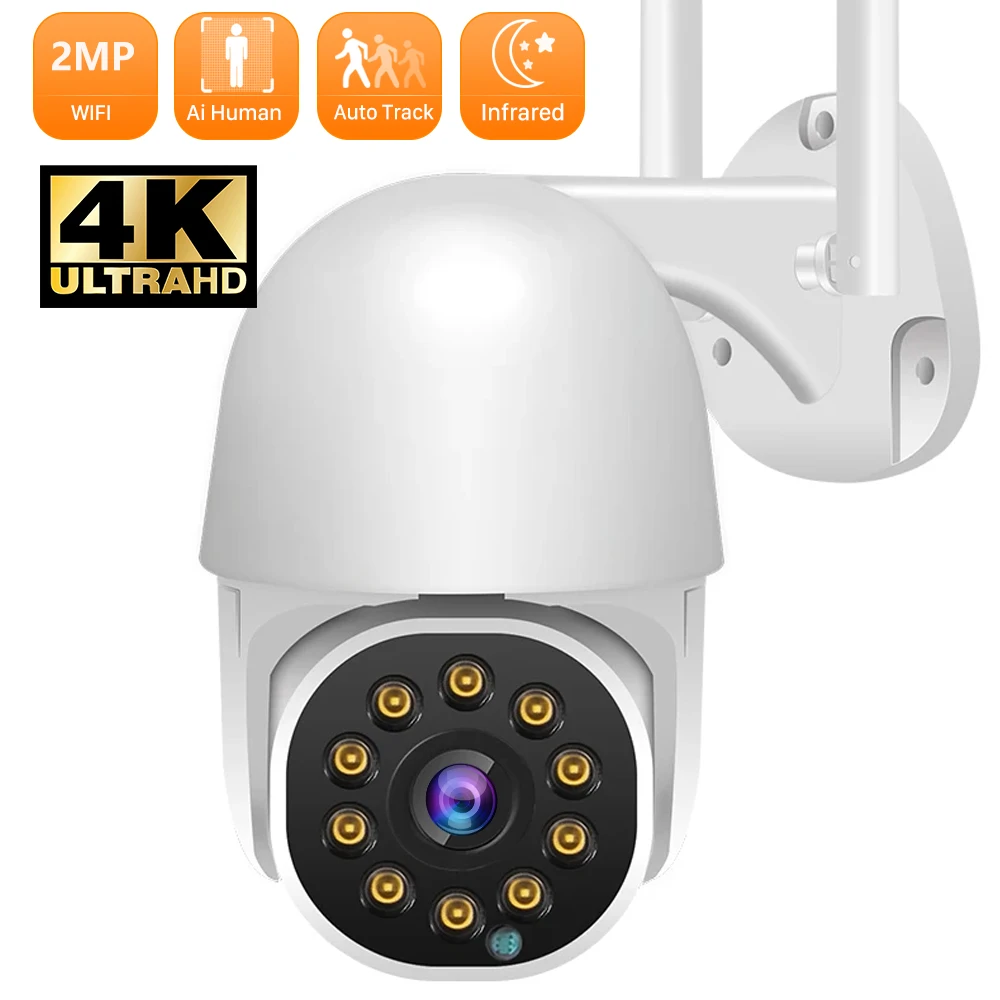 

5MP Tuya PTZ IP Camera 3MP Smart Home Motion Detection APP Alarm Security Camera External Wifi Video CCTV Camera Surveillance