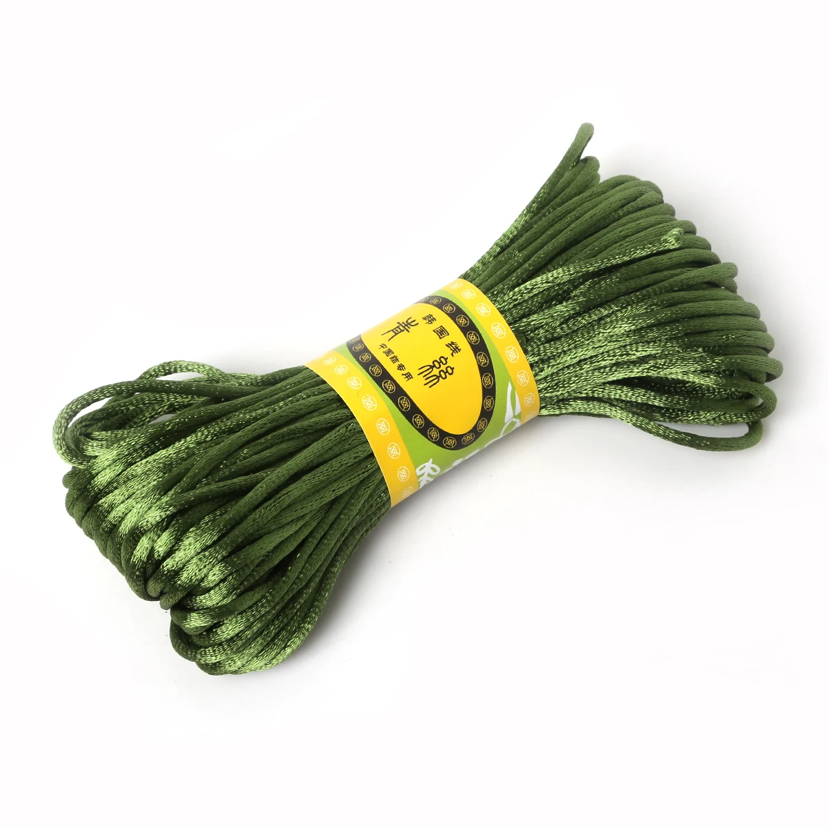 

2mm 20meter Soft Satin Rattail Silk Macrame Cord Nylon Kumihimo For DIY Chinese Knot Bracelet Necklace Jewelry Finding