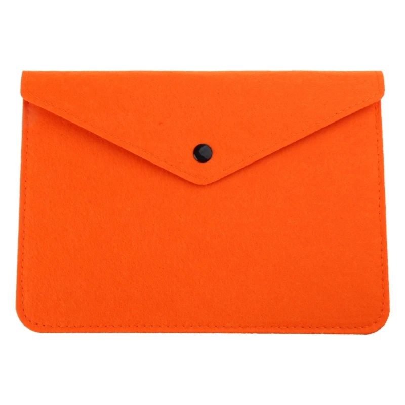 Felt File Folder File Briefcases Document Bag Paper File Folder Portfolios Case Letter Envelope Handbag Button Closure