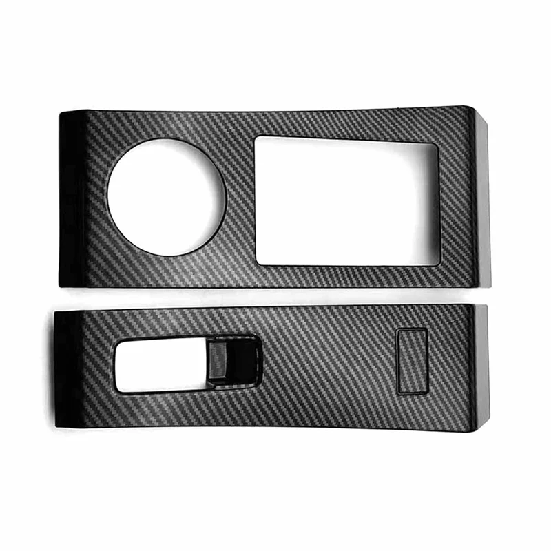 

F9-углеродная консоль, панель переключения передач, накладка, рамка, декоративная наклейка для Mitsubishi Outlander 2022 2023, запасные части RHD