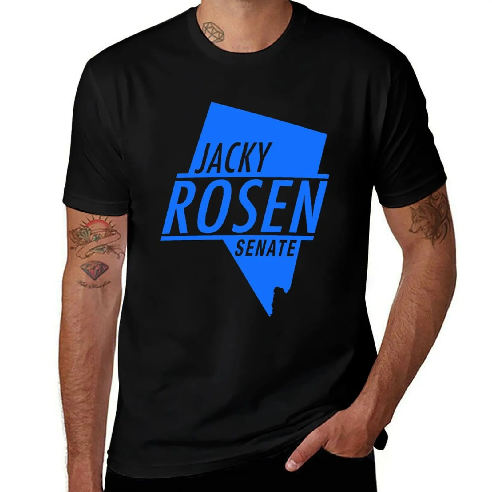Jacky Rosen for Senate T-Shirt Gym Exercise Short Sleeve T-Shirt
