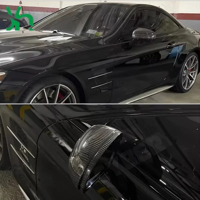 لمرسيدس بنز SLK R172 SLC R172 SL R231 SLS C197 الجانب مرآة الرؤية الخلفية غطاء مرآة الرؤية الخلفية ألياف الكربون الجافة مرآة الرؤية الخلفية