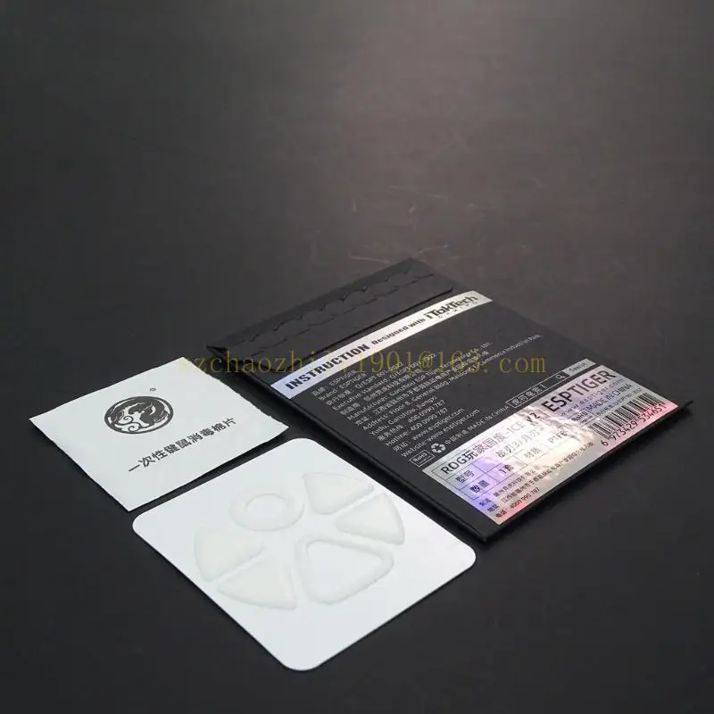 62KA ESPTiger Gaming Mouse Skates Ice V2 Mouse voeten vervangen voor Rog III, voor Rog Keris Wireless Air Point 36K